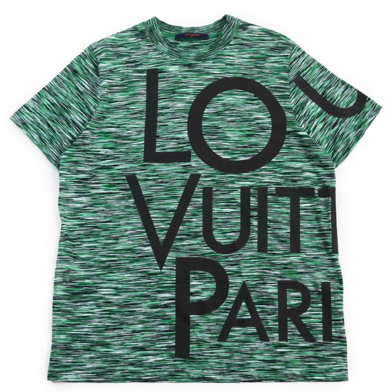 Louis Vuitton 2019 Hgy12w Big Logo Galaxy Print Short Sleeve Short Sleeve