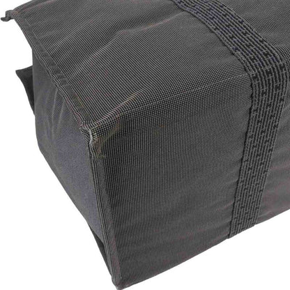 Hermes Herline Tote TGM Bag Canvas Gray Silver Hardware Herline Tote TGM