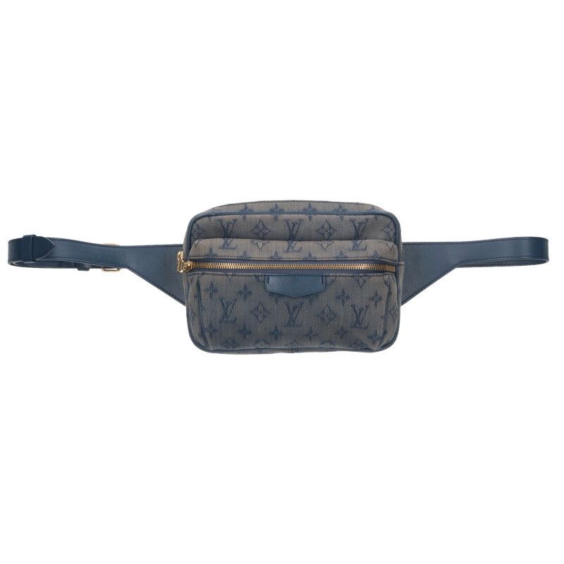Louis Vuitton M44741 Bum Bag Outdoor Monogram Denim Waist Bag Men's
