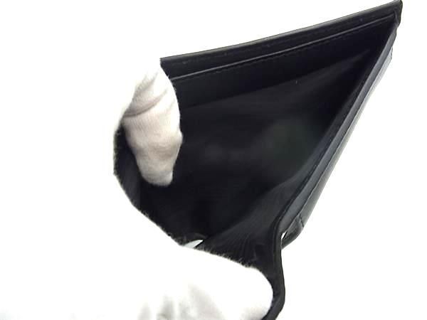 Gucci 365470 GG Pattern Pvc×leather Fold Wallet Coin Purse Wallet Black As8176