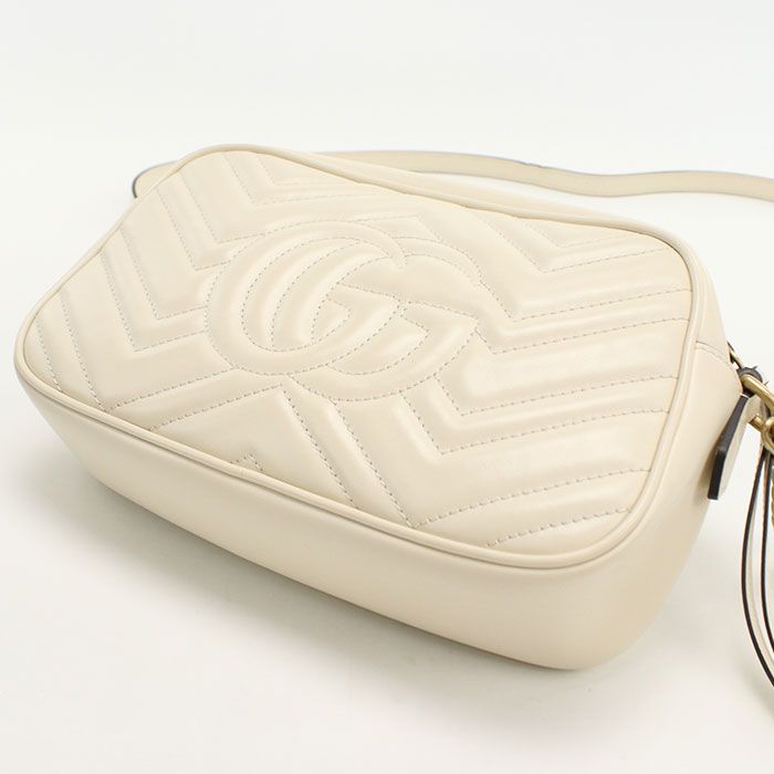 Gucci Small Camera Bag GG Marmont 447632 Crossbody Shoulder Bag Leather Women