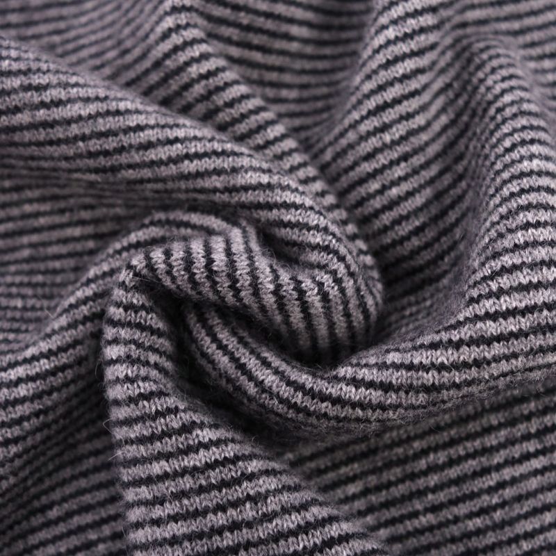 Hermes Knit Sweater Long Sleeve Long Sleeve Striped 100% Cashmere Tops Men's XL