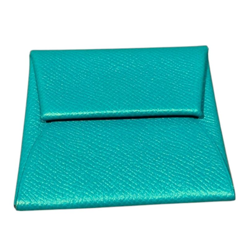 Hermes ⑤ Bastia Coin Case Unisex Green FREE