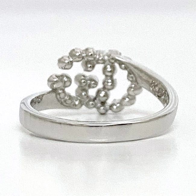 Gucci Ring F21458 White Gold Wg Marmont