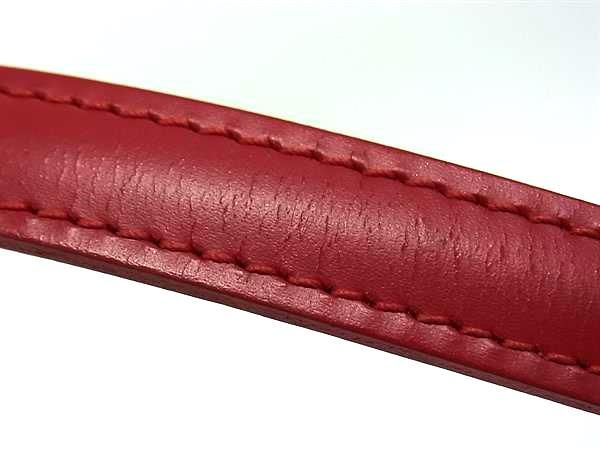 Louis Vuitton Leather Bag Shoulder Strap Crossbody Shoulder Women's Red Fj2483