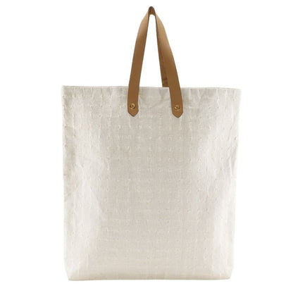 Hermes Amedava Tote GM Cotton White Unisex Handbag