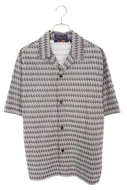 Louis Vuitton 21SS Rm211m ZKP Hks18w NBA Signature Cotton Short Sleeve Shirt
