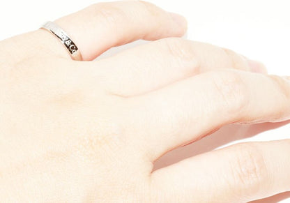 Tiffany & Co Ring Pt950 T&CO Flat Band Ring Width 3mm (012in)