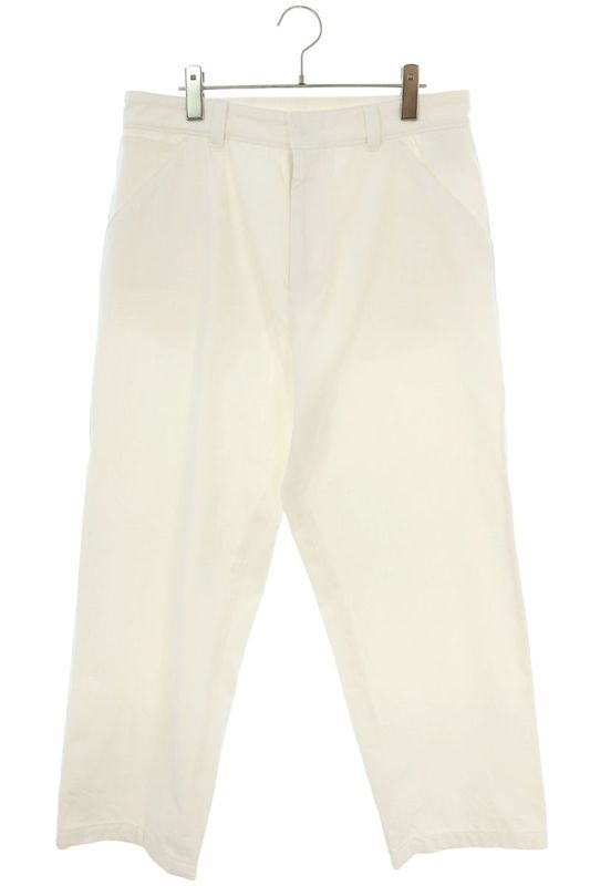 Prada 24SS Gep382 Logo Plate Bull Denim Pants Men's 48