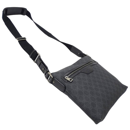 Gucci Bag Men's Brand Shoulder Bag GG Supreme Black 322279 Black Crossbody