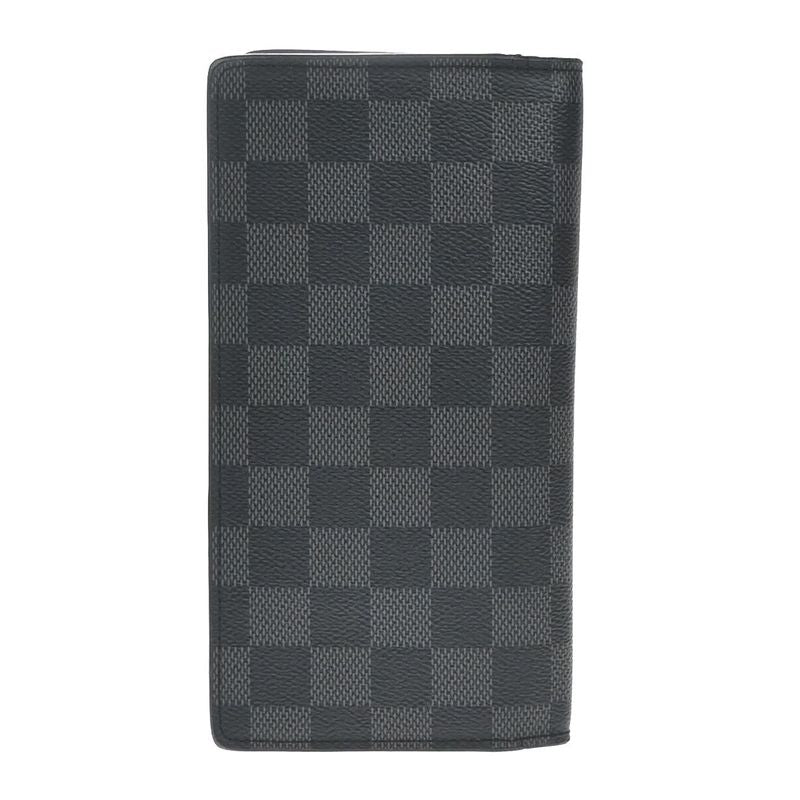 Louis Vuitton Portefeuille Folding Billfold Damier Graphite N62227 64ka828