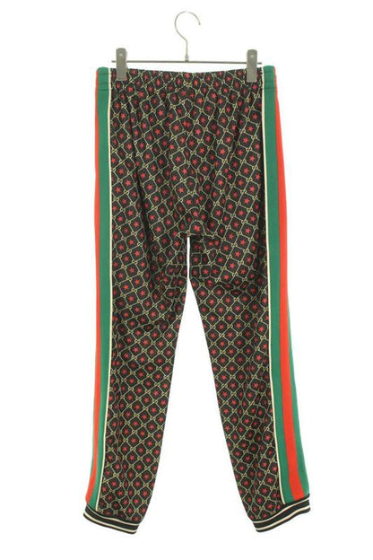 Gucci 575735 Xjba6 GG Patterned Track Long Pants Men's XS