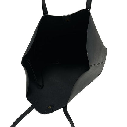 Saint Laurent Paris Tote Bag Shopping Tote 394195 Black Leather