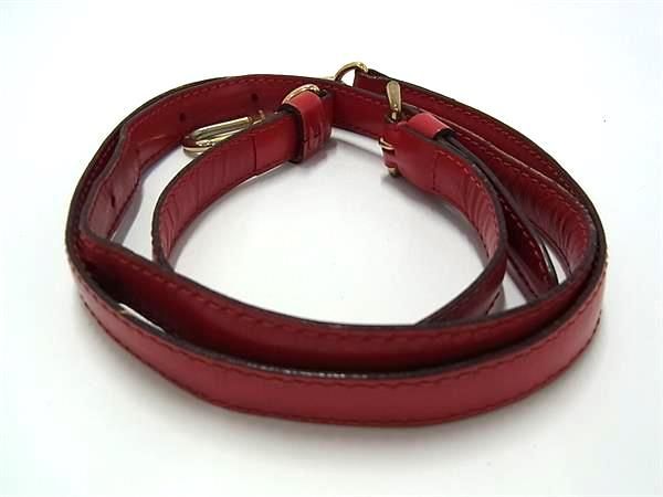 Louis Vuitton Leather Shoulder Strap For Bag Crossbody Shoulder Women Men Red