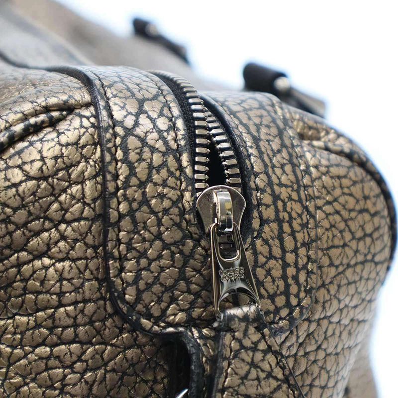 Loewe Paseo 30 Anagram Mini Boston Bag in Gold