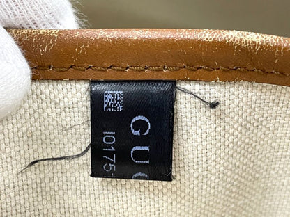 Gucci GG Supreme Tote Bag 211134 Unisex Brown Made In Italy
