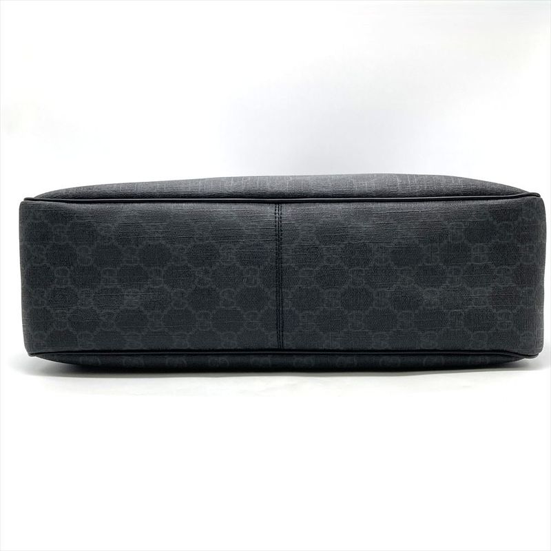 Gucci Shoulder Bag GG Supreme Canvas 169935 Black Messenger Bag Unisex