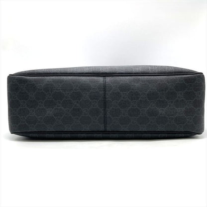 Gucci Shoulder Bag GG Supreme Canvas 169935 Black Messenger Bag Unisex
