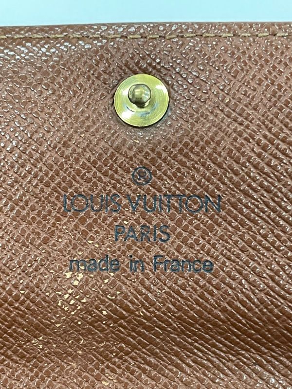 Louis Vuitton Monogram Pochette Portmonnaie Cles Di Long Wallet M61725 Brown