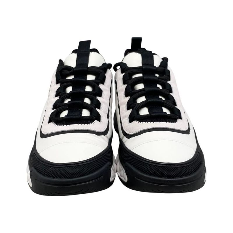 Chanel Sneakers Coco Mark G39982 Y56536 K5850 38 Size Fabric Suede Black White