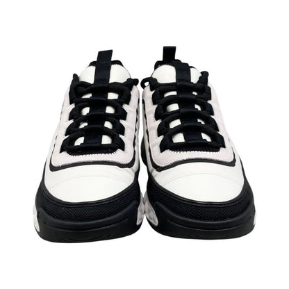 Chanel Sneakers Coco Mark G39982 Y56536 K5850 38 Size Fabric Suede Black White