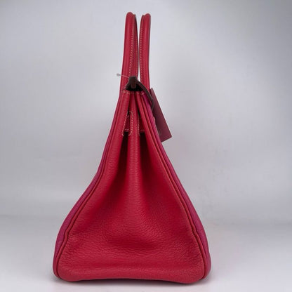 Hermes Birkin 30 Handbag Togo Framboise
