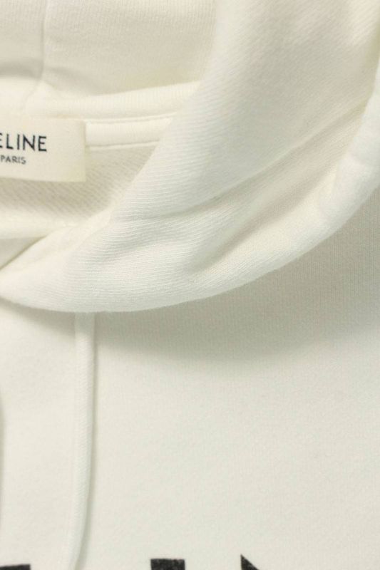 Celine 2y321670q Classic Logo Loose Pullover Hoodie Men's XXL