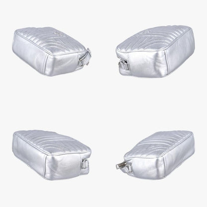 Prada Diagram Silver Leather 1bh08431/b