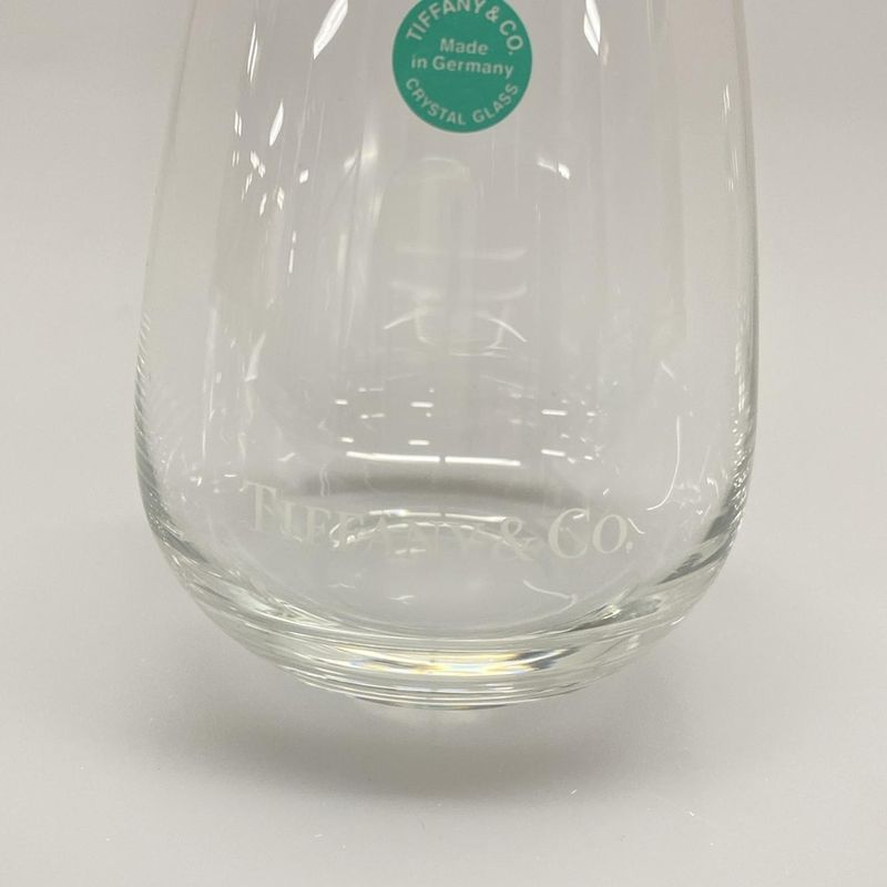 Tiffany & Co Tumbler Clear As Well As A Pair Of Glasses