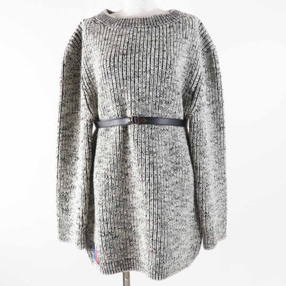 Louis Vuitton 23AW Wool Cotton Leather Belted Patched Long Sleeve Mixed