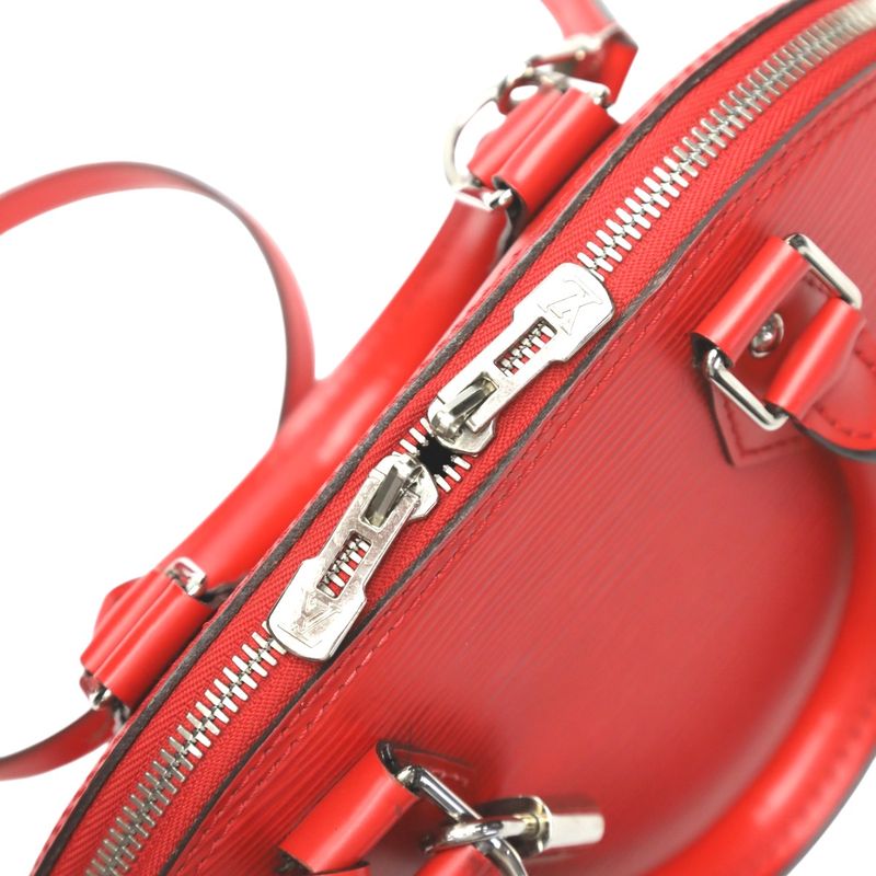 Louis Vuitton M50516 Epi Shoulder Bag Nano Alma Shoulder Bag Louis Vuitton Red