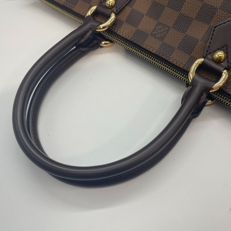 Louis Vuitton Damier Saleya PM N51183 Handbag Shoulder Bag Brown Preowned 005445