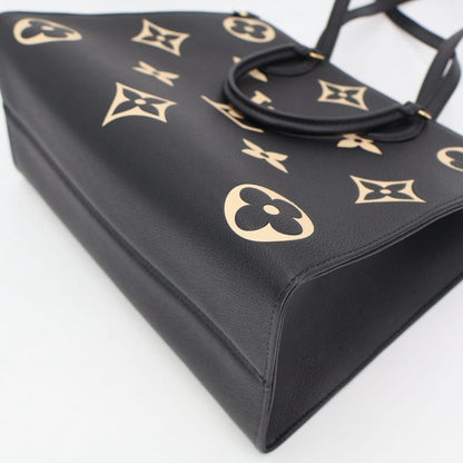 Louis Vuitton M45495 Empreinte On-the-go MM Black Beige 2WAY Bag