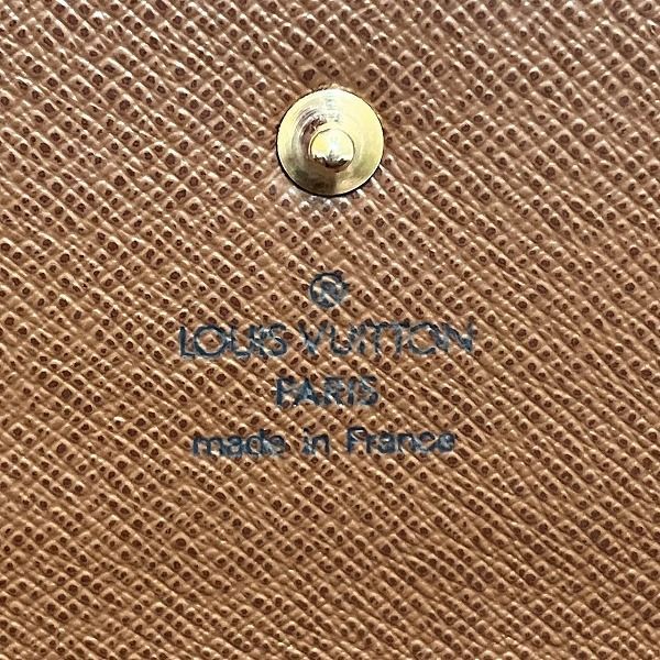 Louis Vuitton Monogram Portefeuille International M61217 Long Wallet Trifold