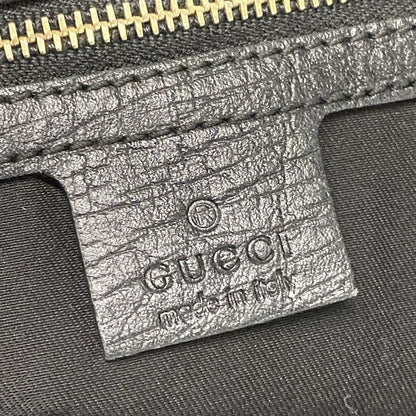 Gucci Tote Bag GG Pattern 139260 Black×navy×dark Green Leather