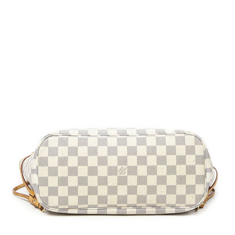 Louis Vuitton Neverfull Ivory Damier Azure AB