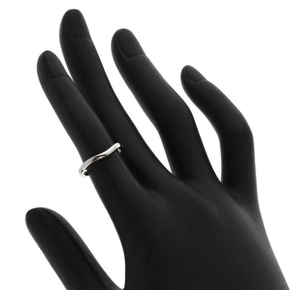 Cartier Ballerina Curve #46 Ring Pt950 Ladies