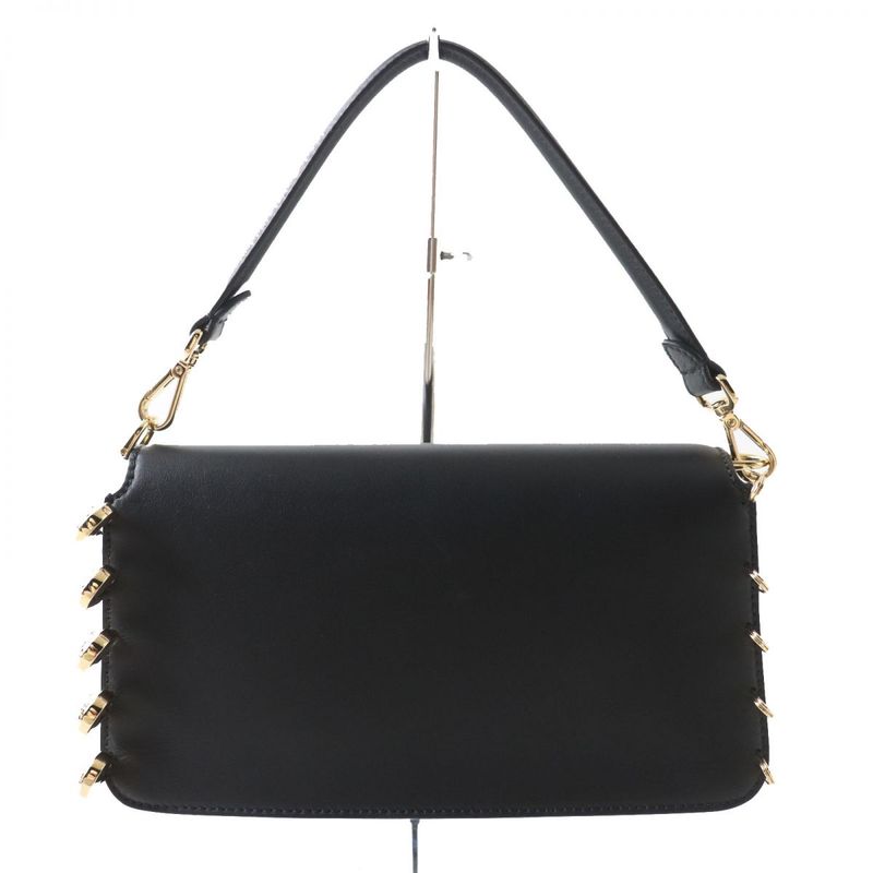 fendace Fendace Fendi X Versace Collaboration 8br801 Leather X Brooch 2WAY