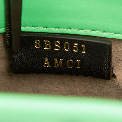 Fendi Sunshine Shopper Small Handbag Shoulder Bag 2WAY 8bs051 Green Brown