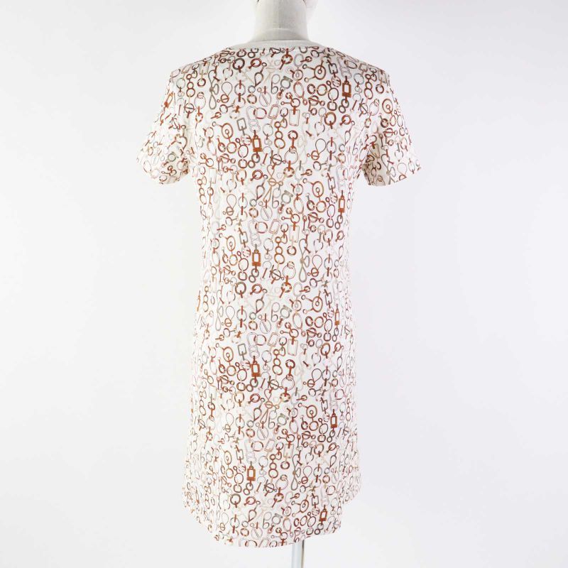 Hermes 23SS 3h4514dr Do Re Boucles Do Re Boucles 100% Cotton Short Sleeve