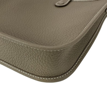 Hermes Shoulder Bag Evelyn Tpmamazon Etoupe × Blue Indigo Gold Hardware