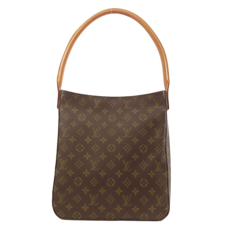 Louis Vuitton M51145 Looping GM Shoulder Bag Monogram Canvas Women