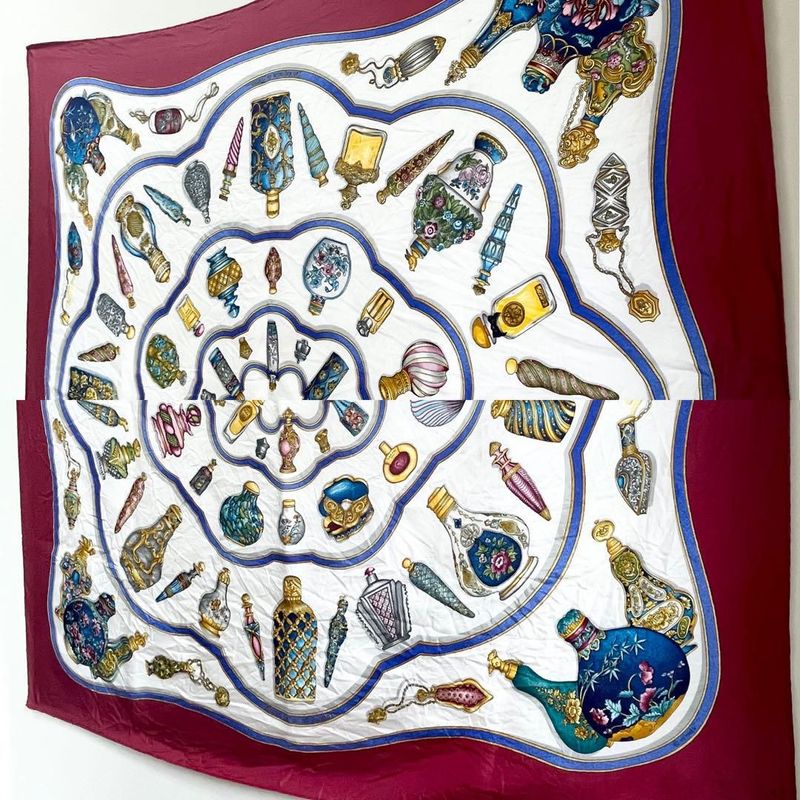 Hermes Carre Importe le Flacon Scarf Silk