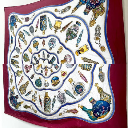 Hermes Carre Importe le Flacon Scarf Silk