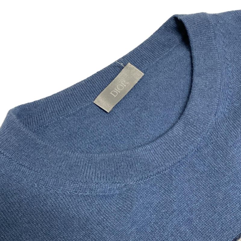 Dior/christian Dior Long Sleeve Cut And Sewn Size M Men's - 513m660a3001 Blue