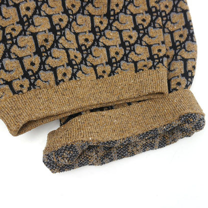 Dior Knit Short Sleeved Polo Shirt 283m830at355 S Brown