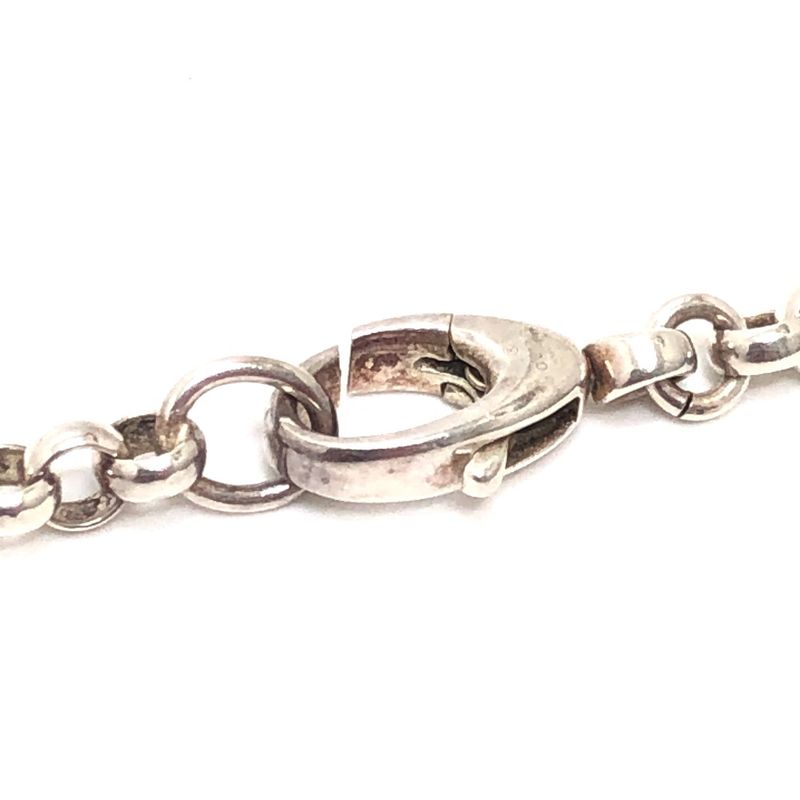 Gucci Necklace Circle Logo Sv925 Silver