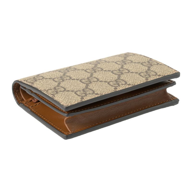 Gucci Bifold Wallet GG Supreme Beige/brown