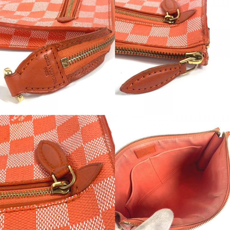 Louis Vuitton Shoulder Bag Module N41312 Damier Canvas Pimon Orange