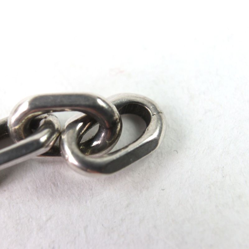 Gucci 620798 Ag925 Interlocking G Aged Clasp Closure Bracelet Silver With 17